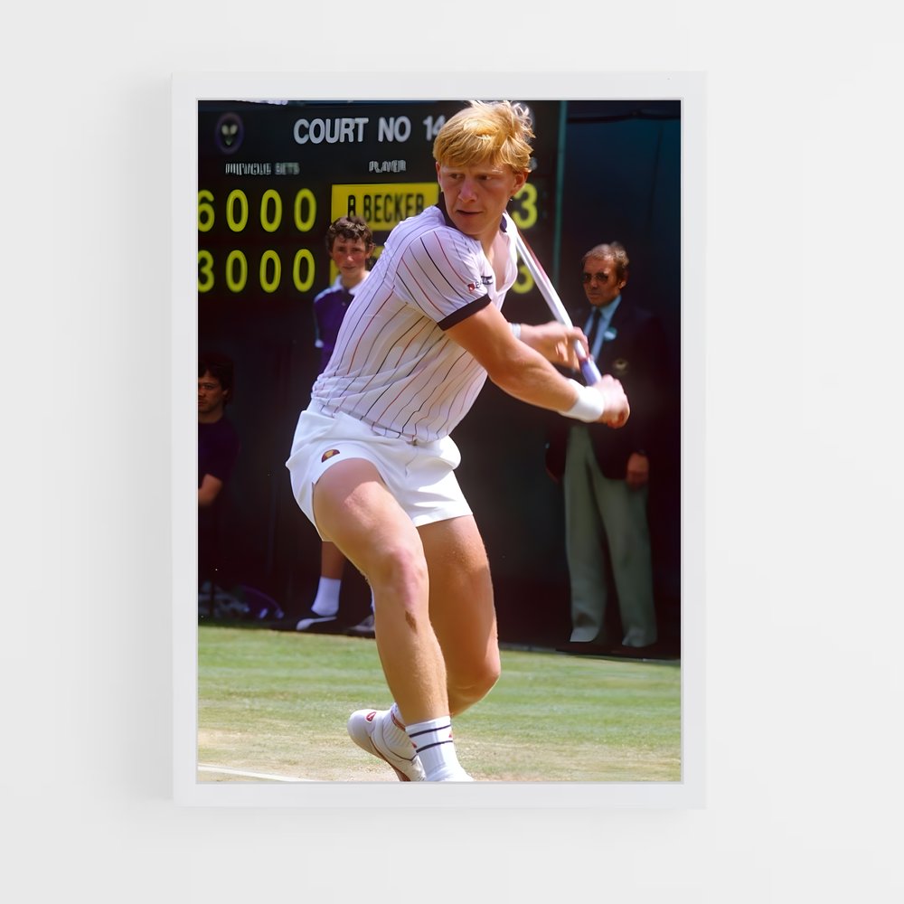 Poster Ace de Gagner – affiche Tennis (vue 3)